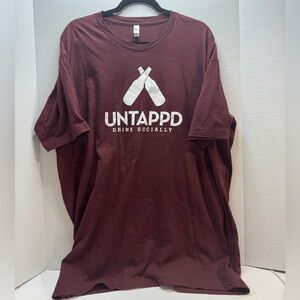 Untappd Men’s 3XL short sleeve shirt. EUC